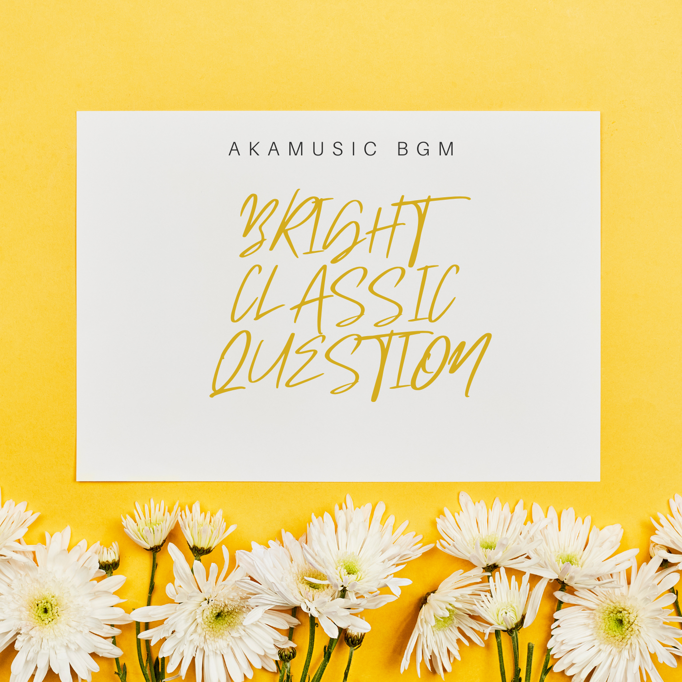 BRIGHT CLASSIC QUESTION cover
